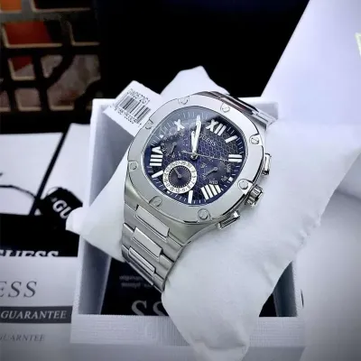 Guess Headline Multifunction Blue Dial Quartz Men’s Watch